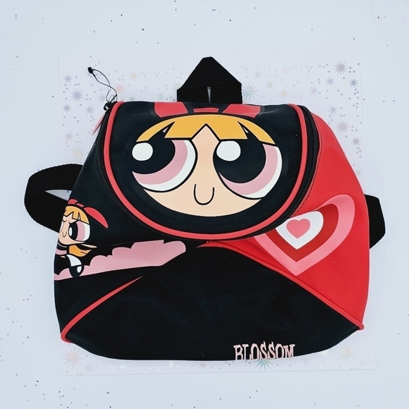 Vintage Y2K The Powerpuff Girls Blossom Mini Backpack RARE - Picture 2 of 8